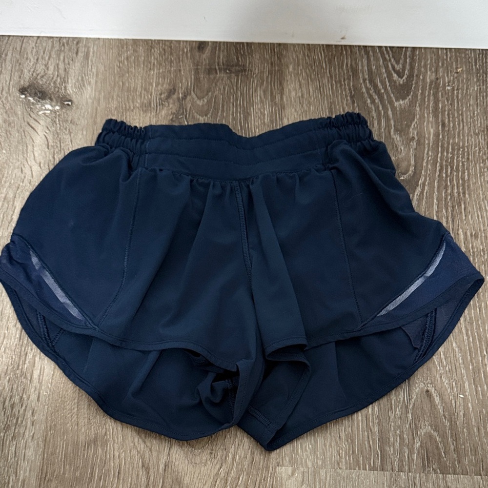 Lululemon Athletica Dark Blue Athletic Shorts